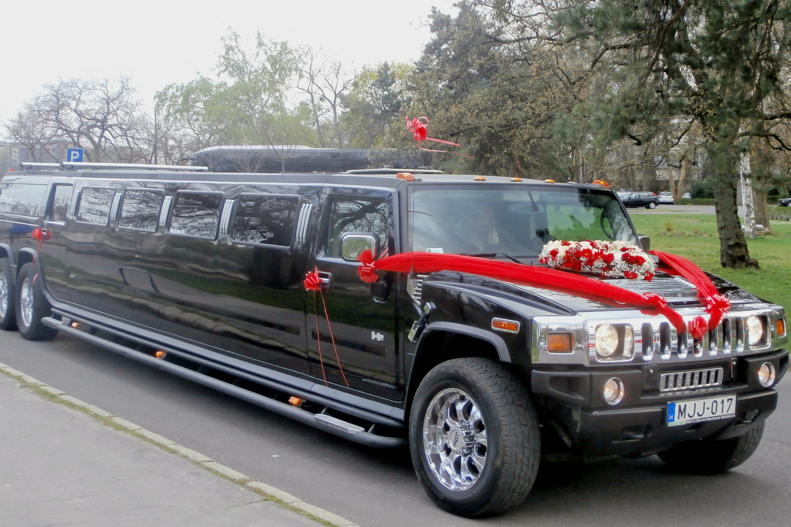 esküvői limuzin