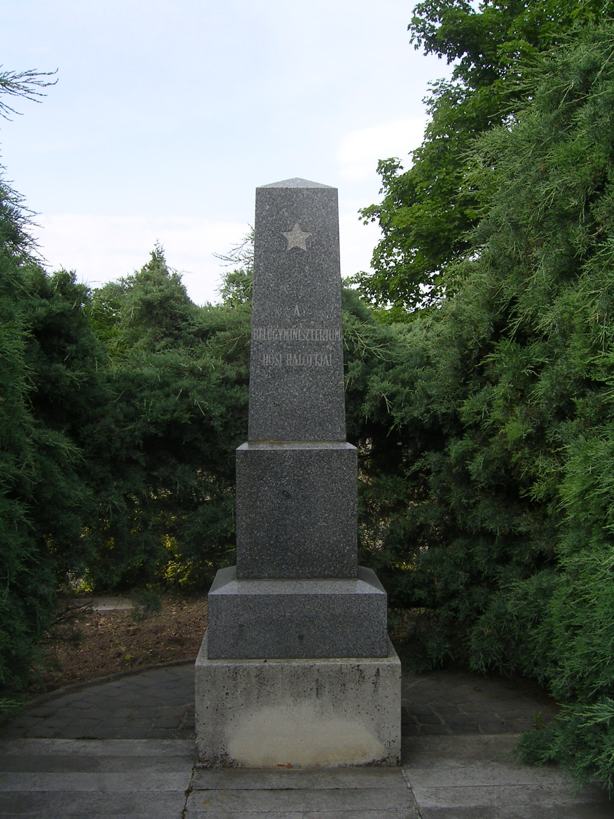 A Belügyminisztérium hősi halottai