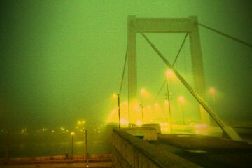 Erzsébet-híd ködben