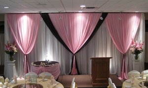 PinkBrownCurtainsBackdrop