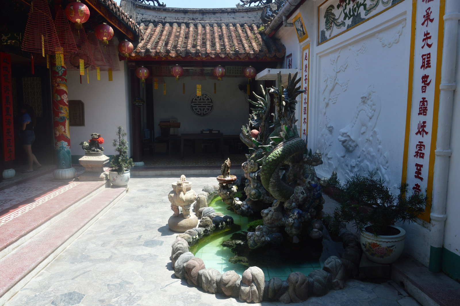 138 Hoi An Pagoda belsejében udvar