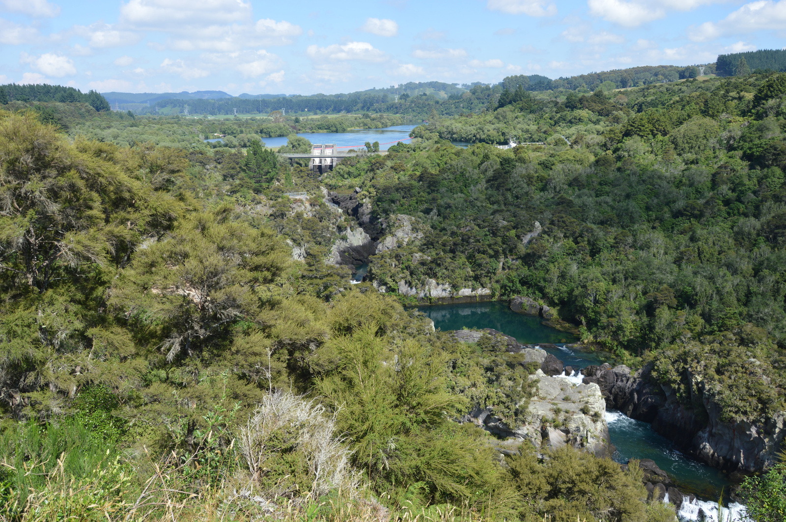 Aratiatia-gát és a Waikato folyó