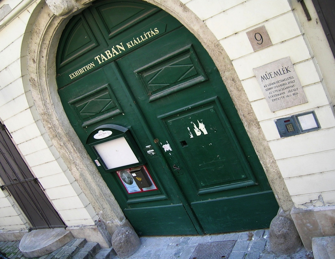 Tabán Múzeum bejárata