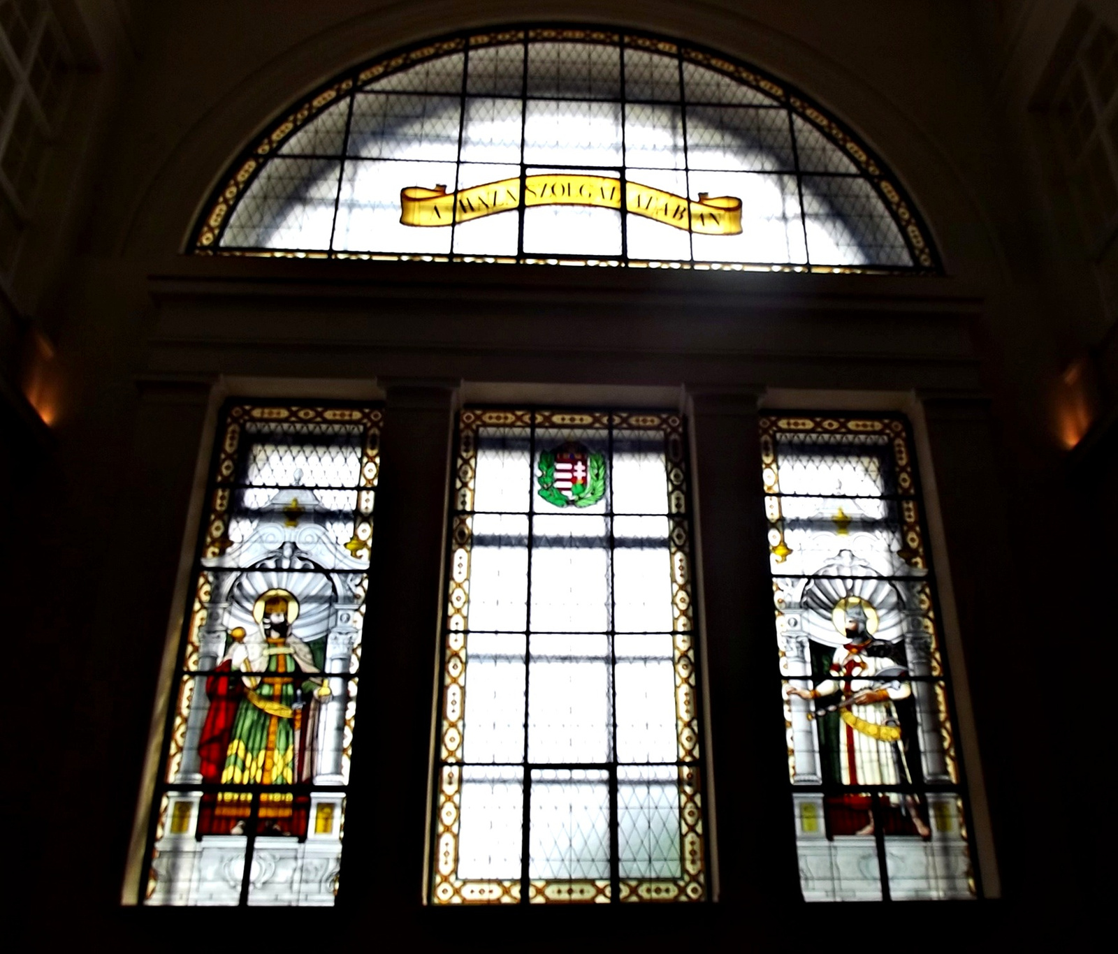 Kápolna ólomüveg ablaka