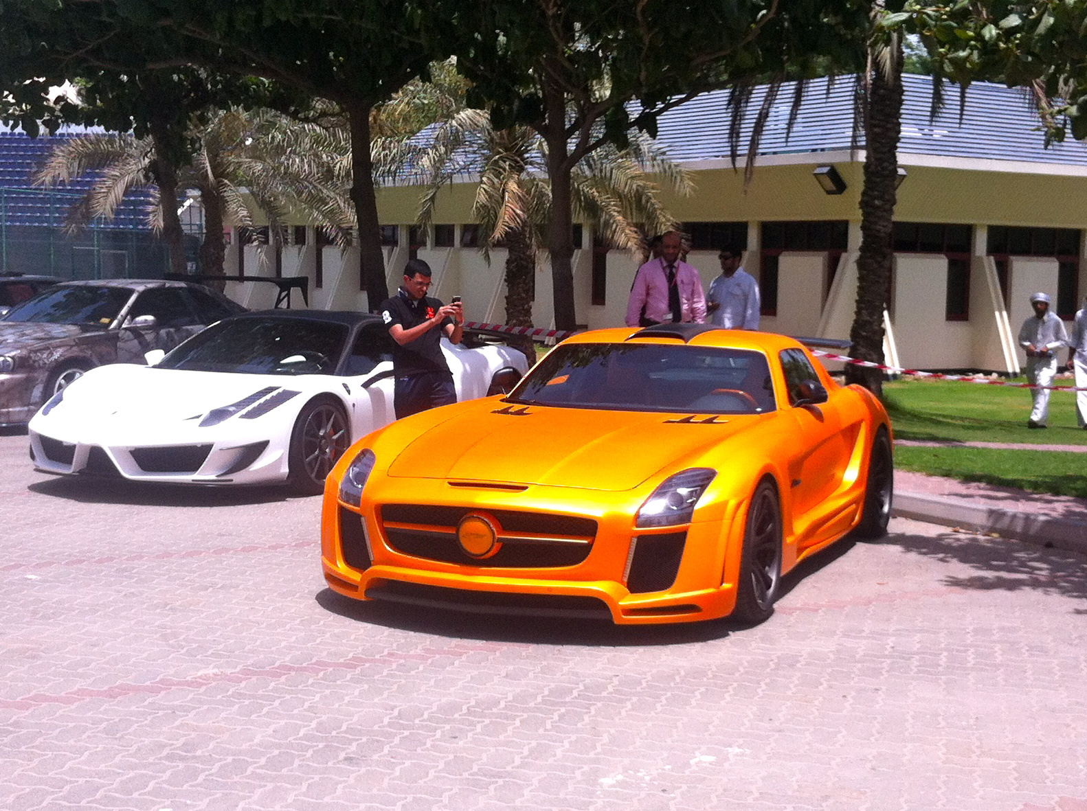 Car show at my college (Mansory Siracusa &amp; SLS AMG FAB Desig