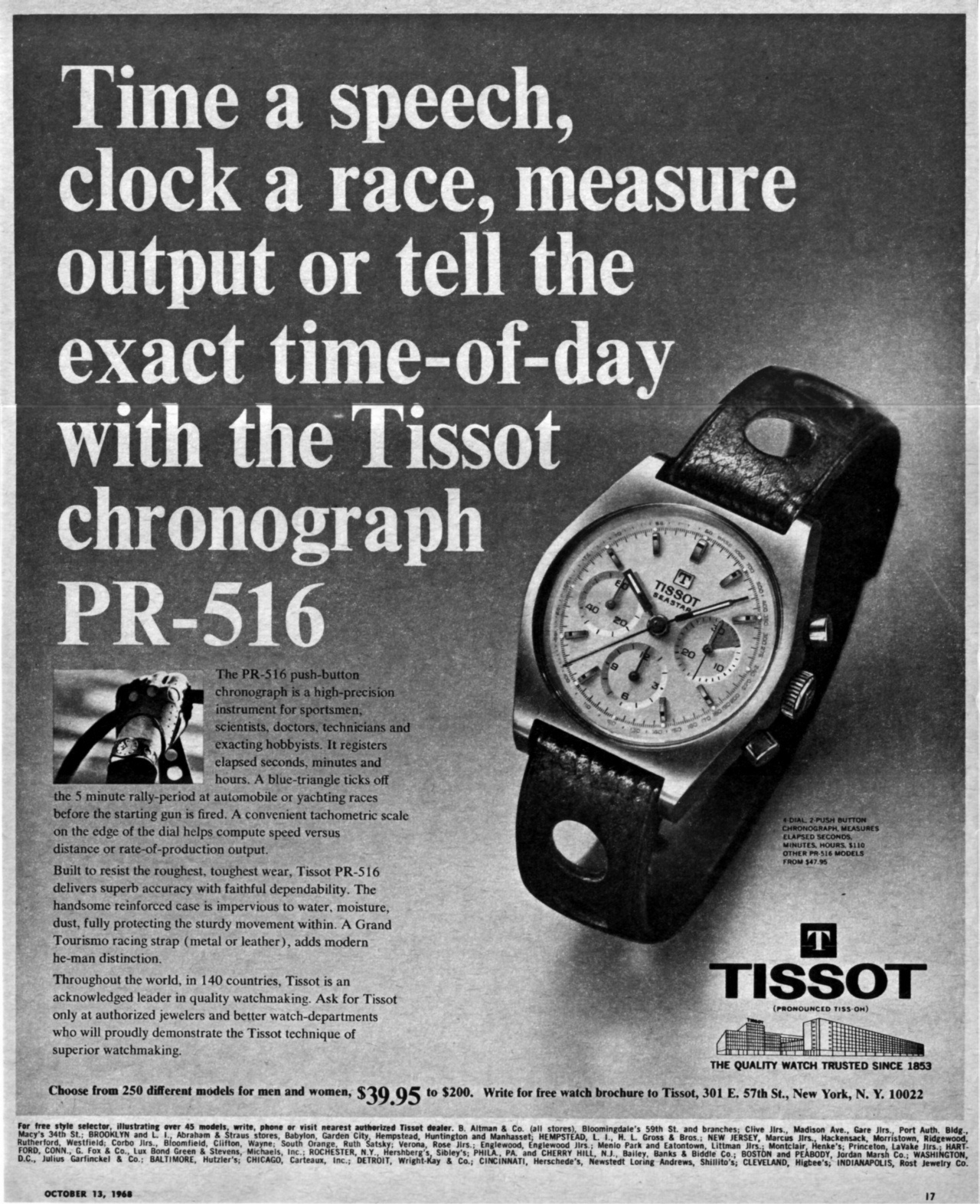 Tissot legenda