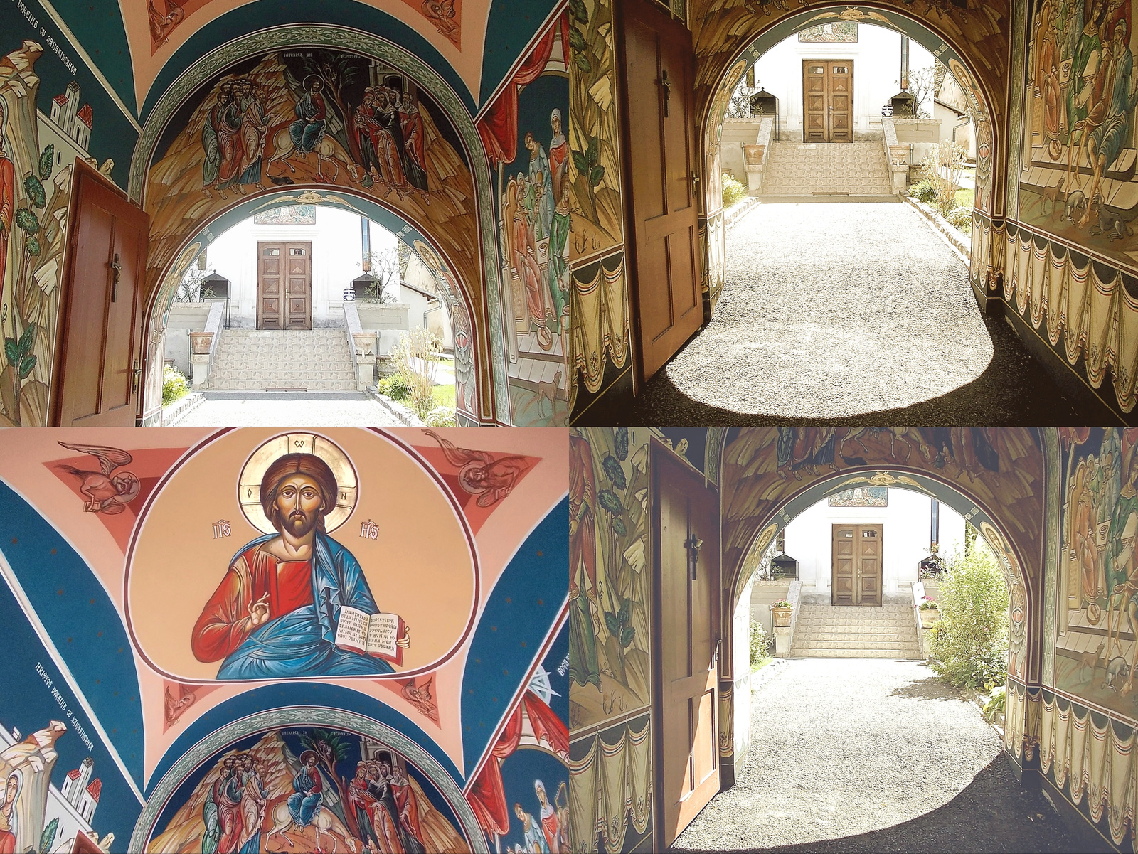 Ortodox kápolna bejárati díszitése