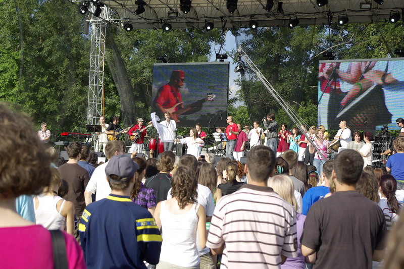 Gospel Café élő rádióműsor az Ez az a nap fesztiválon