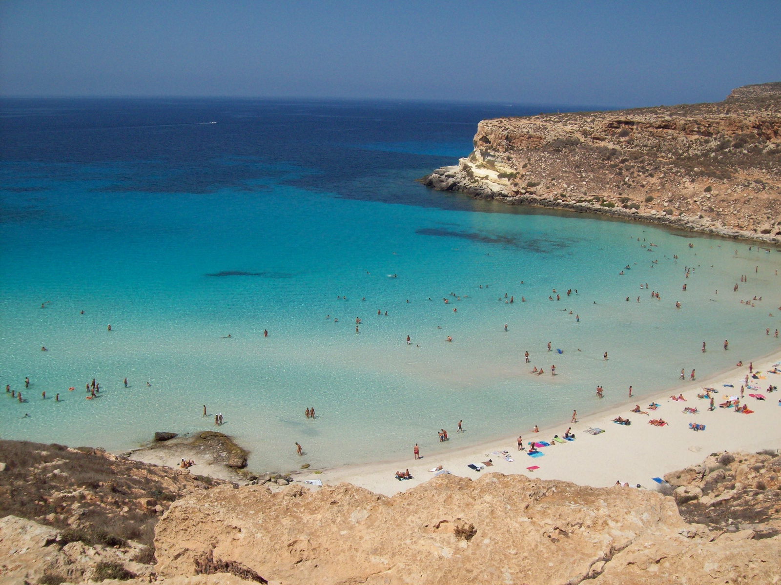 Spiaggia Isola dei Coniglio Lampedusa