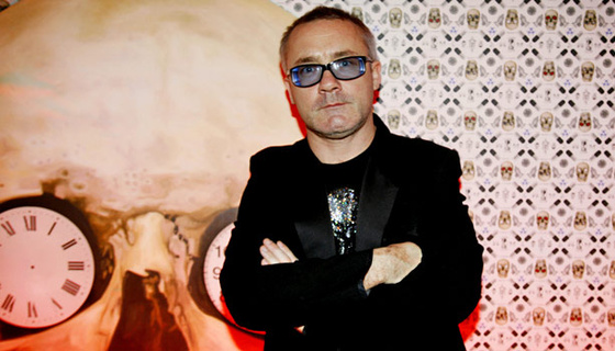 Damien Hirst, creator of the controversial Garage cover