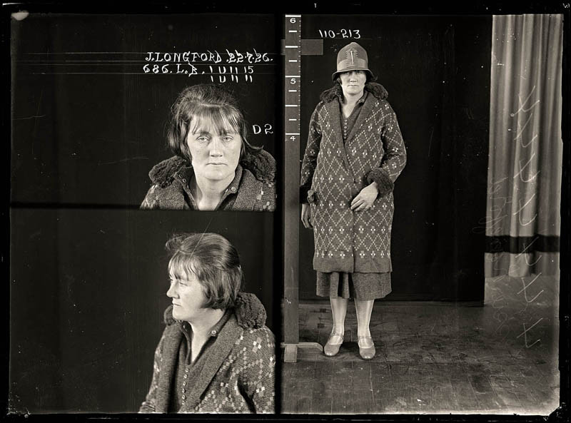 vintage-female-mug-shots-20 16. Jessie Longford, 22 July 1926