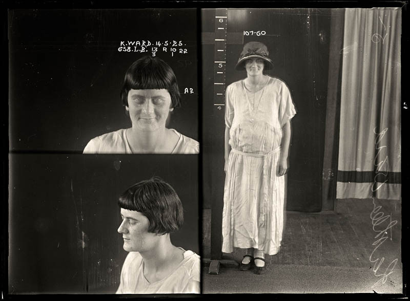 vintage-female-mug-shots-21 17. Kathleen Ward, 14 May 1925