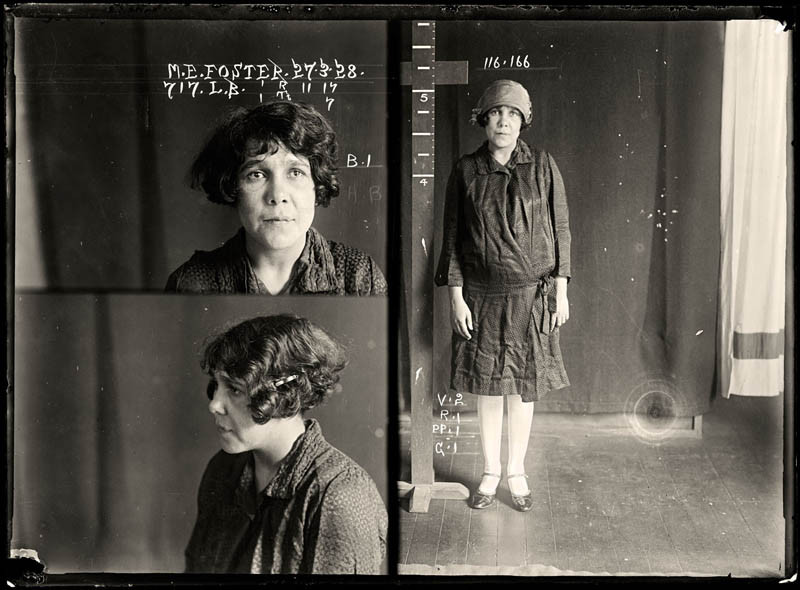 vintage-female-mug-shots-30 22. May Ethel Foster, 27 March 1928