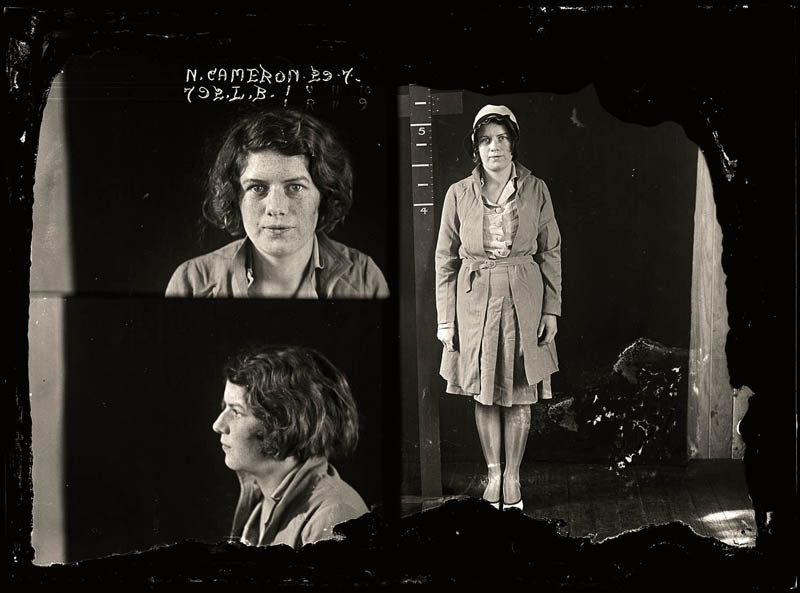 vintage-female-mug-shots-35 26. Nellie Cameron, 29 July 1930