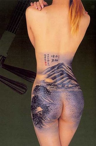 butt tattoo-sexy-female-buttocks-tattoo-design