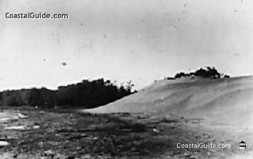 Hill between Kitty Hawk and Kill Devil, 1900.