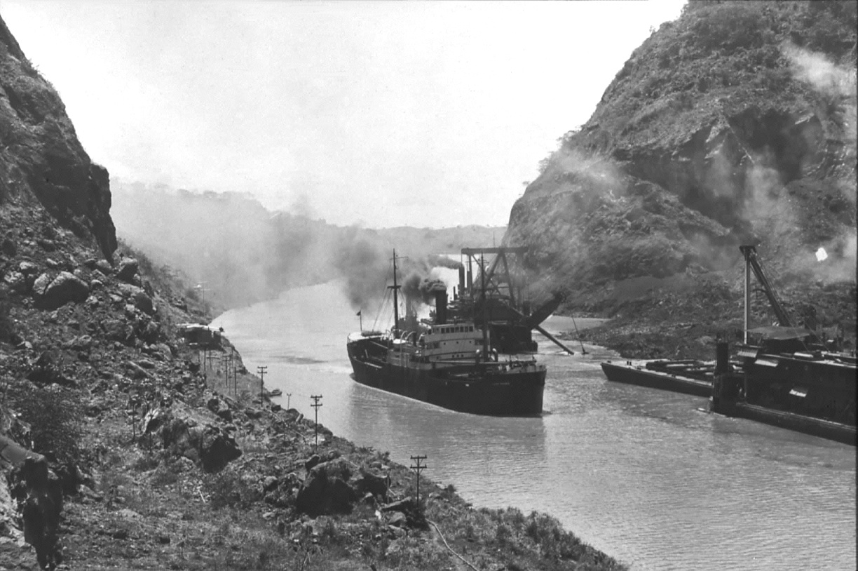 SS Ancon first transit Panama Canal