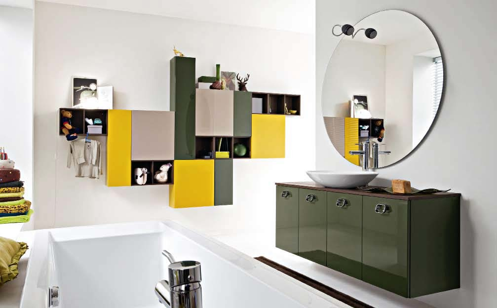 White-green-yellow-bathroom