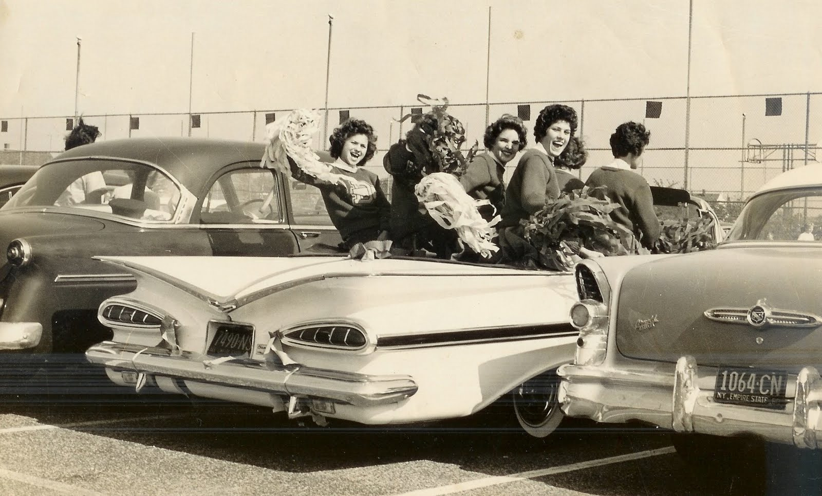 1962 cheerleaders from Pat Stanley Share The car was a white 196