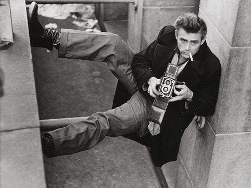 James Dean egy Rolleiflex