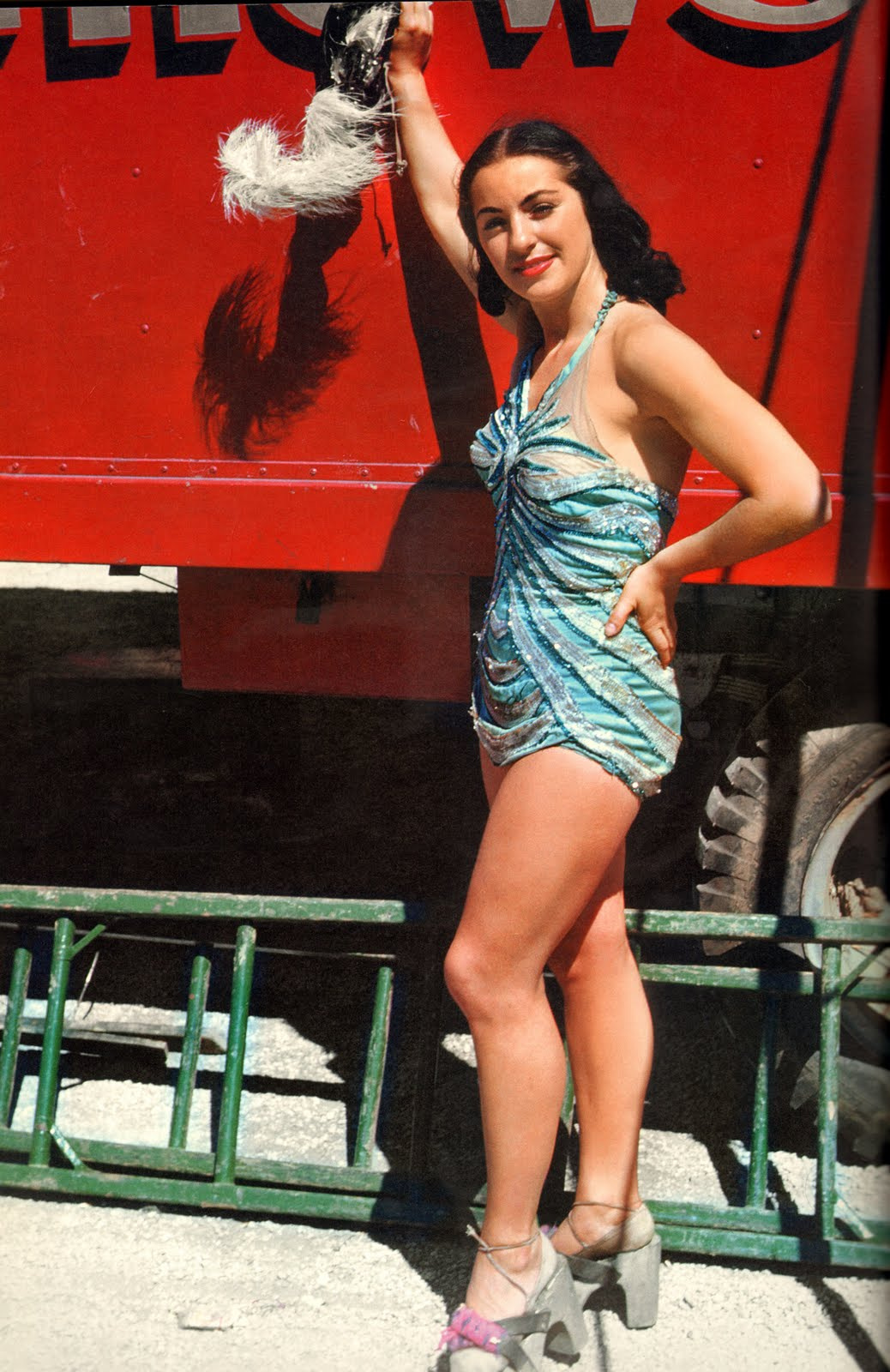 aerial ballet showgirl 1949