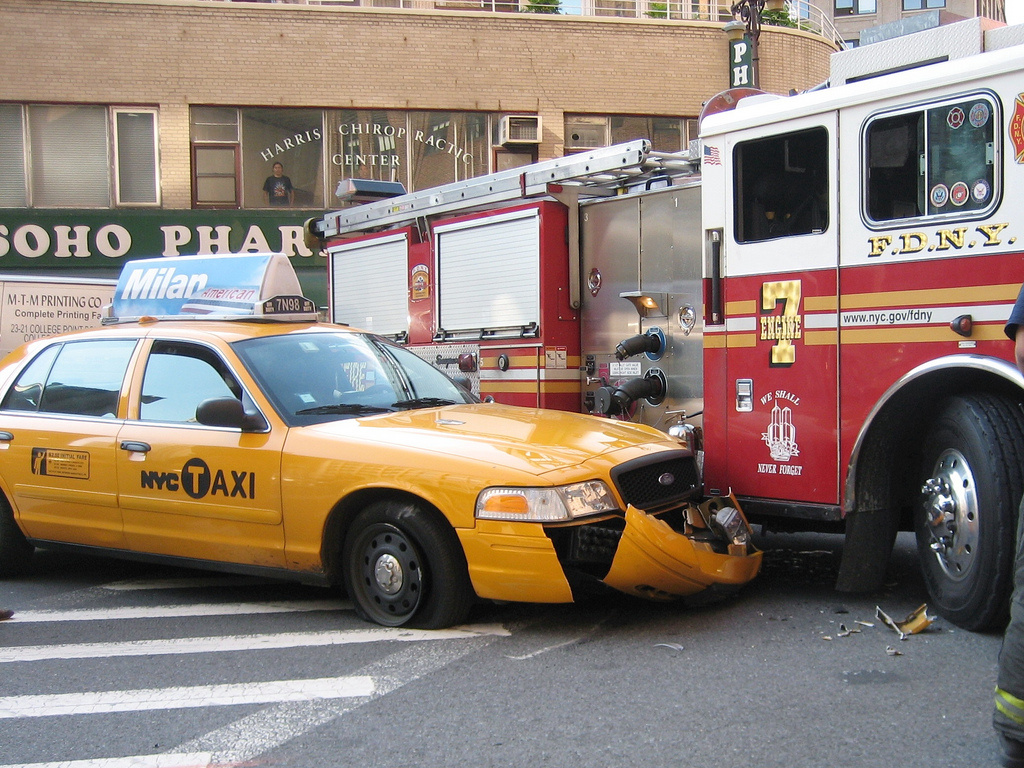 taxi crash