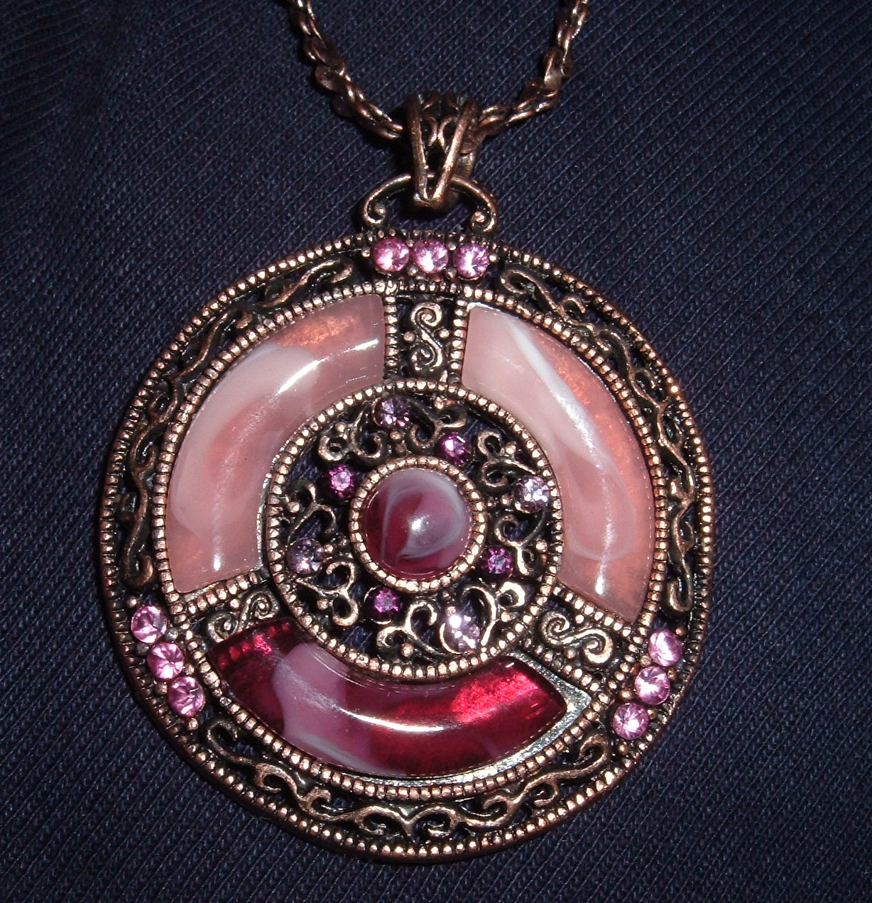 pink amulet stock by demoncherrystock