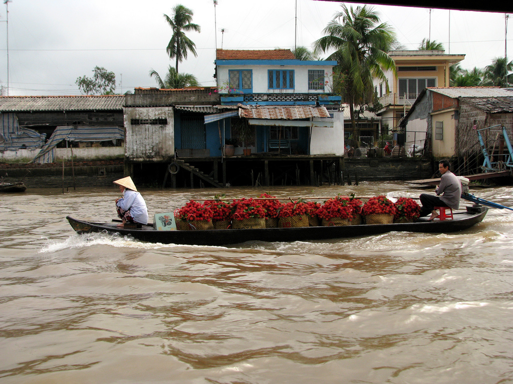 floating market Vietnam