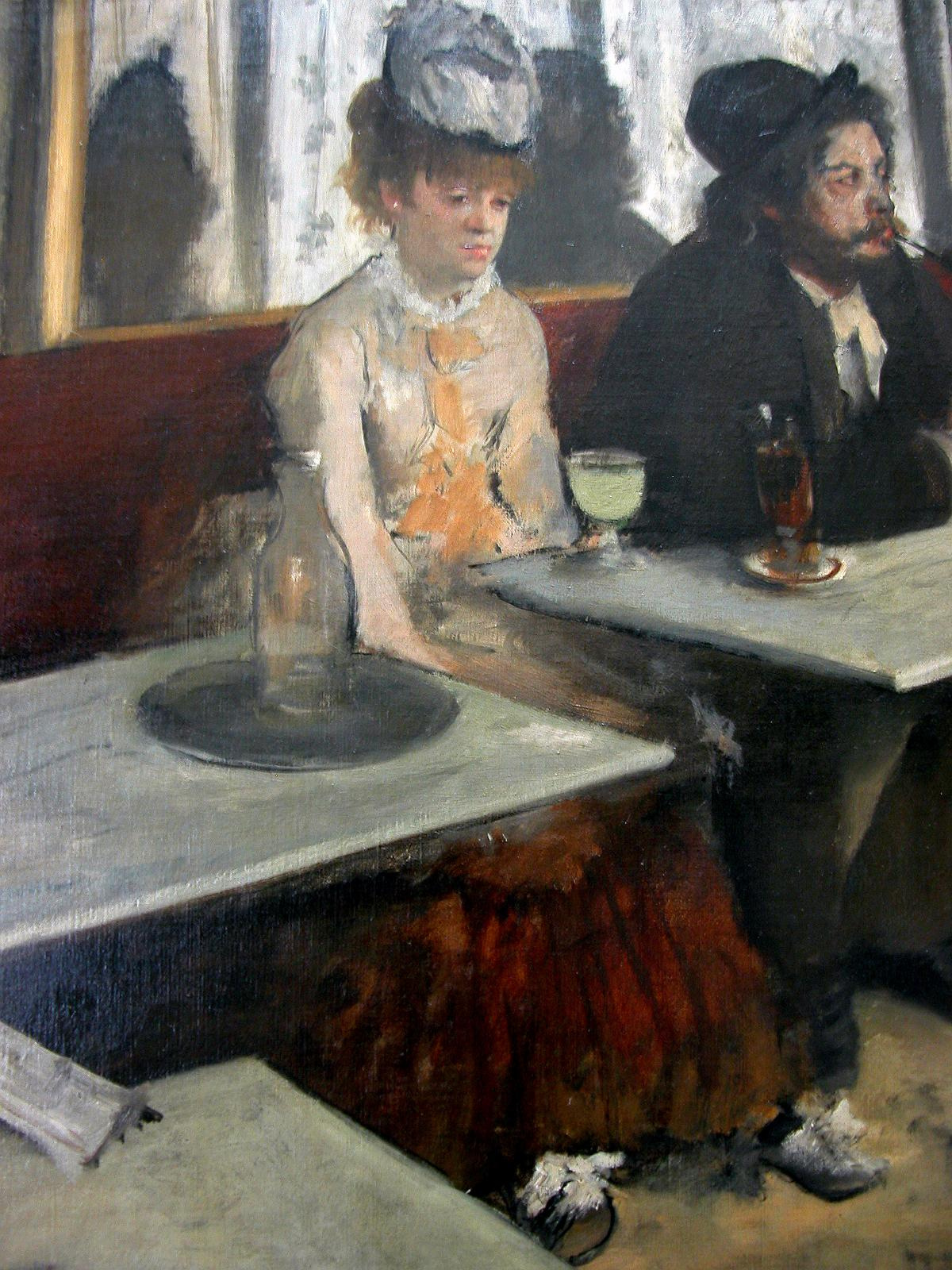 Paris Musee D'Orsay Edgar Degas 1876 L'Absinthe