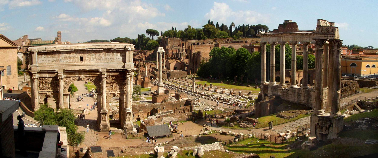 Forum Romanum panorama