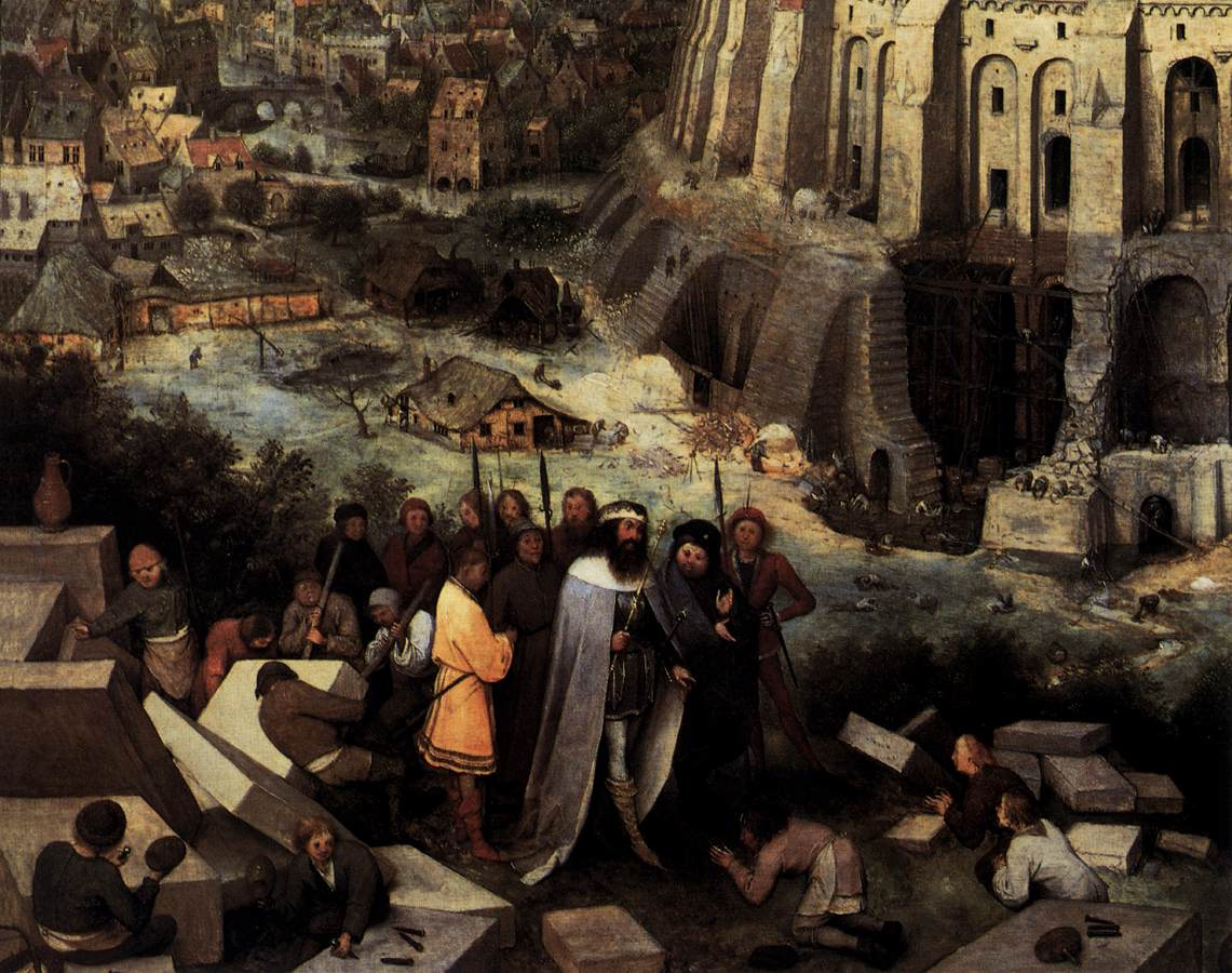 Pieter Bruegel the Elder - The Tower of Babel (detail)