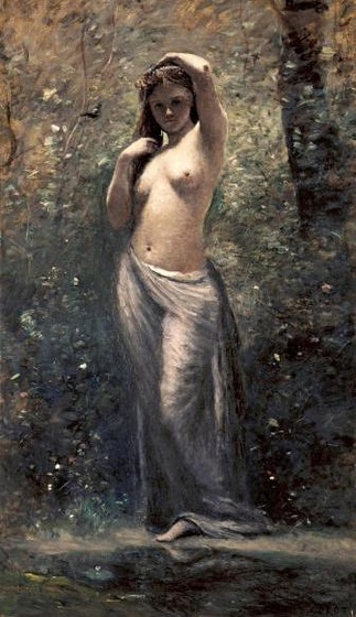 1860und Corot Nymph at the source