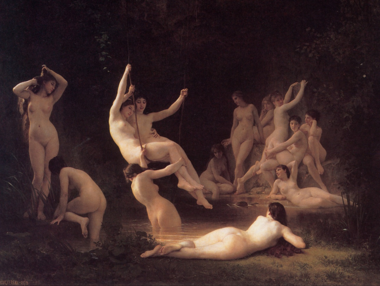 1878 - Bouguereau - The nymphonaeum