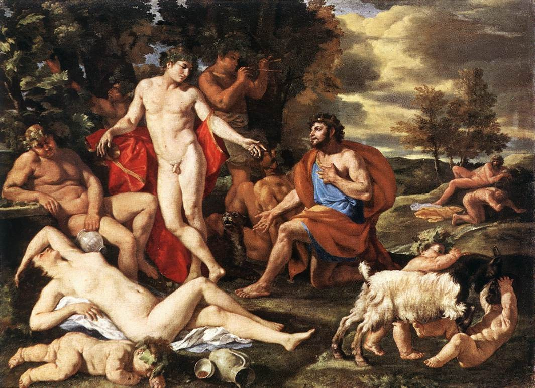 nicolas poussin midas and bacchus 1