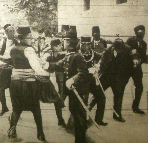 Gavrilo Princip letartóztatása