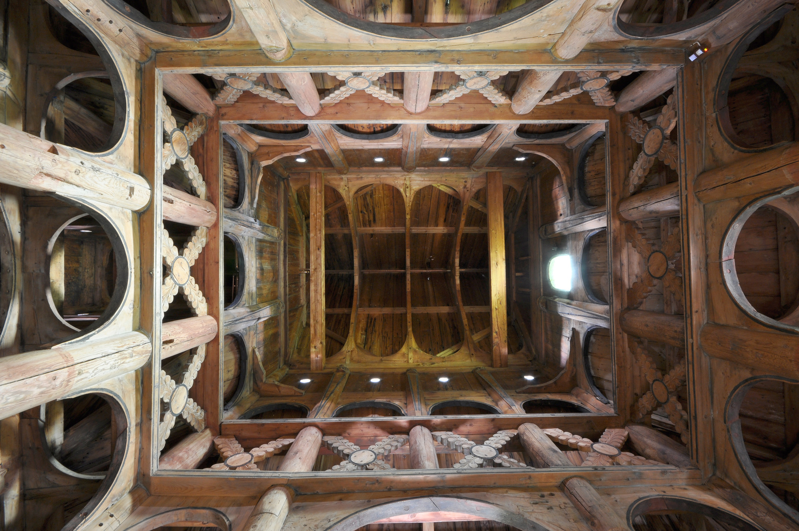 Stave church Borgund roof