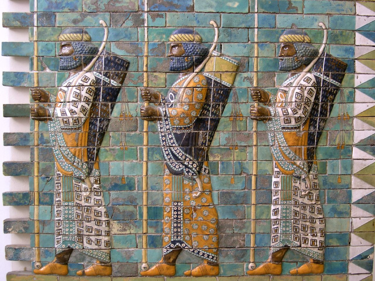 Persian warriors from Berlin Museum