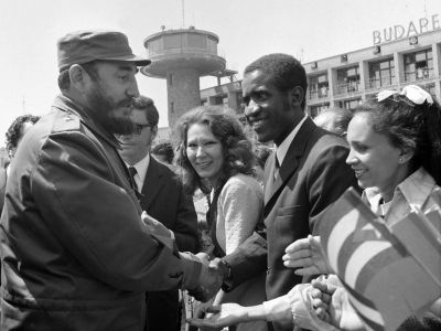 Fidel Castro 1972 Budapesten