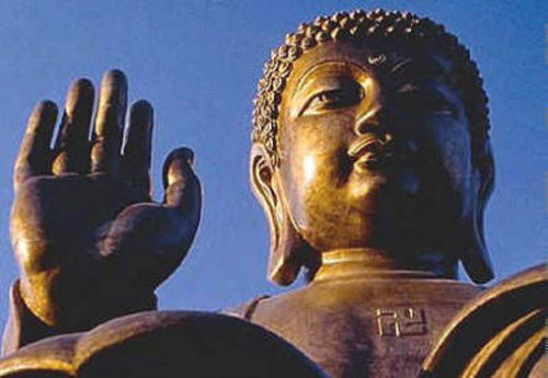 swastika buddha