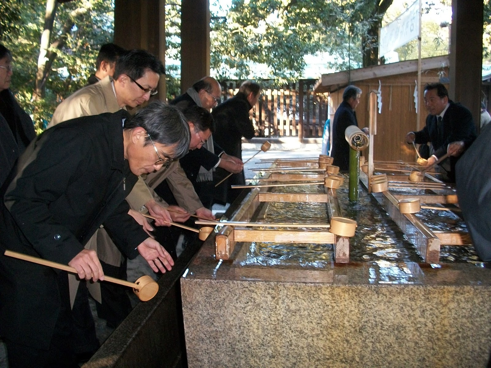 Japán tisztitó forrás szentély