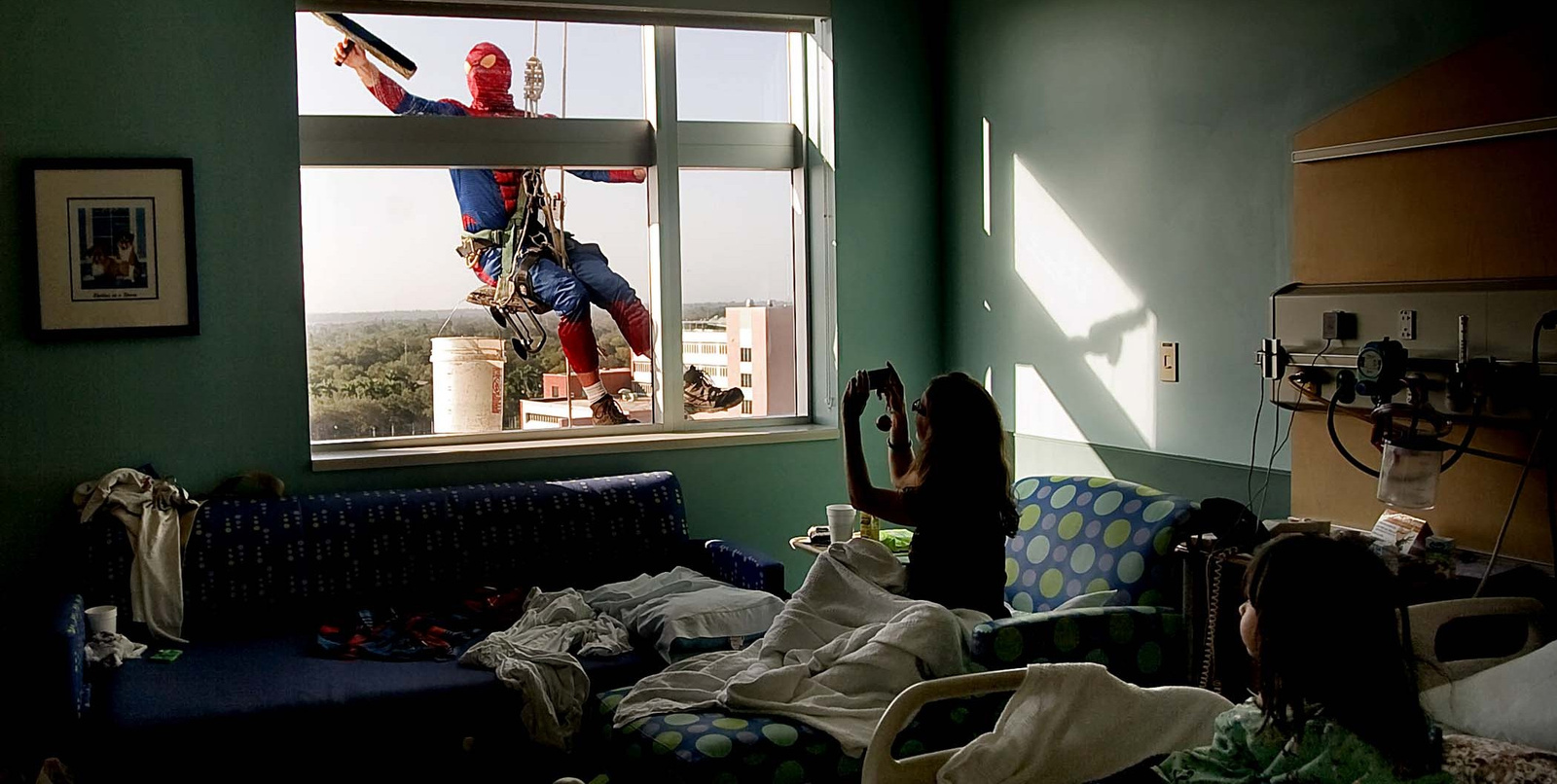 Spiderman Window Washer