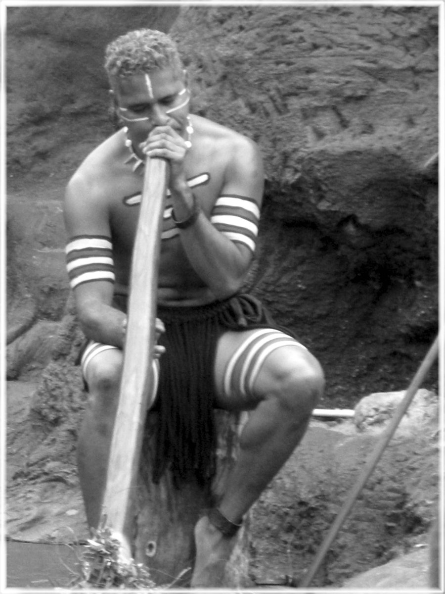 Aborigine Didgeridoo by psychogizmo