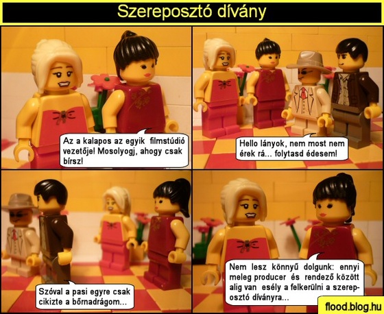 szereposztó divány lego