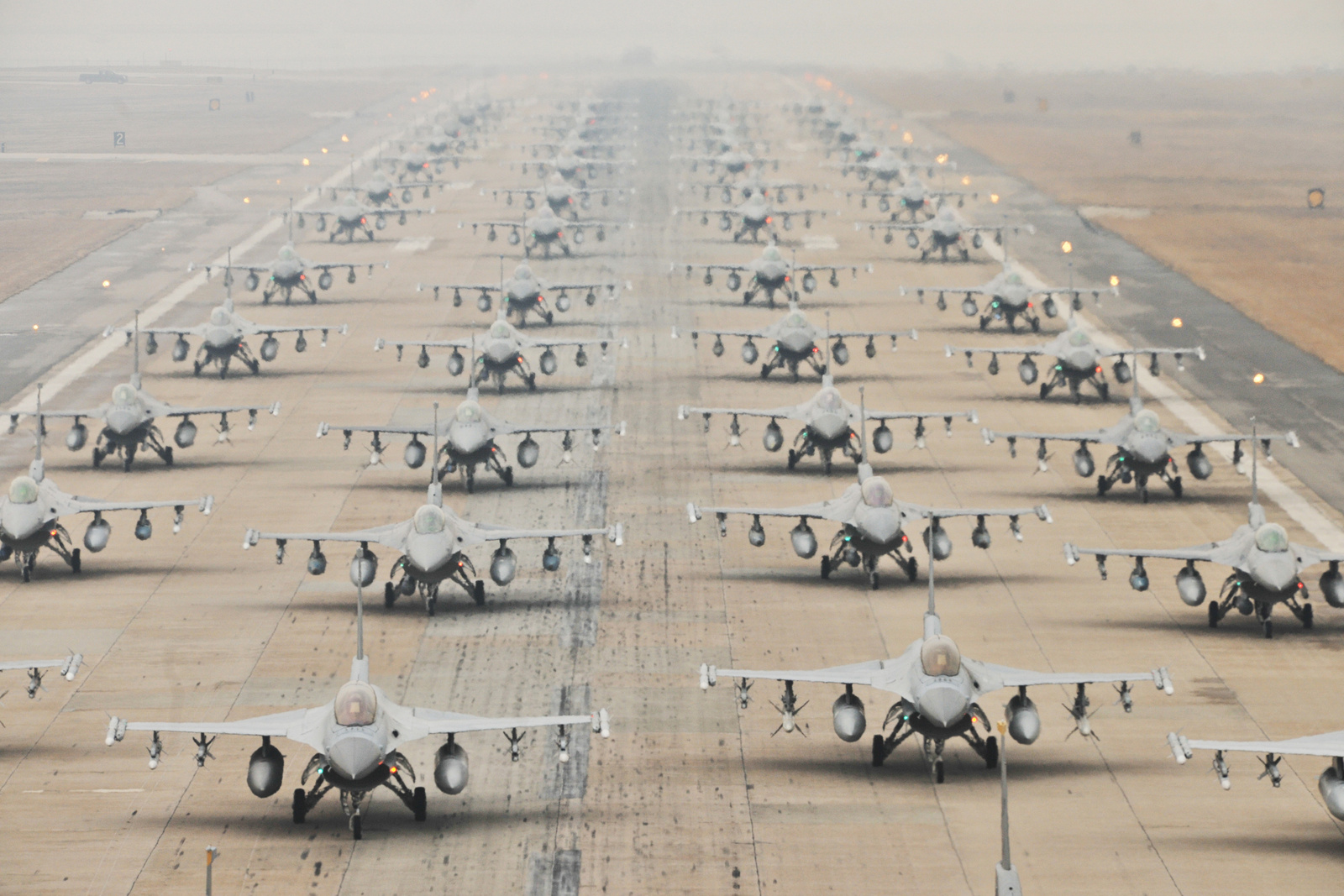 F-16 Kunsan AB Elephant Walk