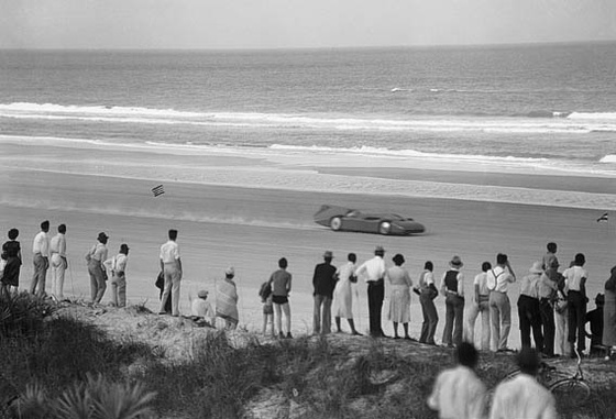 Sir Malcolm Campbell Bluebird, Daytona speed 1935 car autó sebes