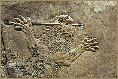 Assurbanipal a la caza del leon-Pal Assurbanipal Ninive-British 