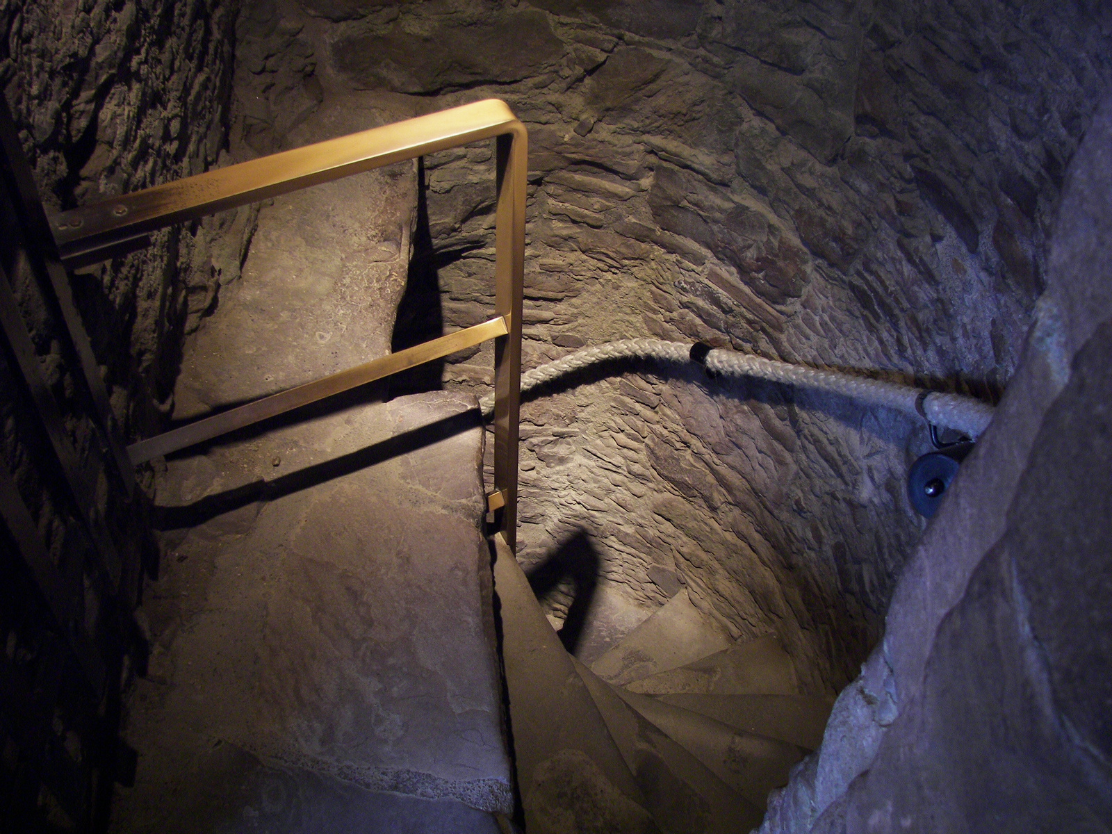 Urquhart Castle spiral staircase