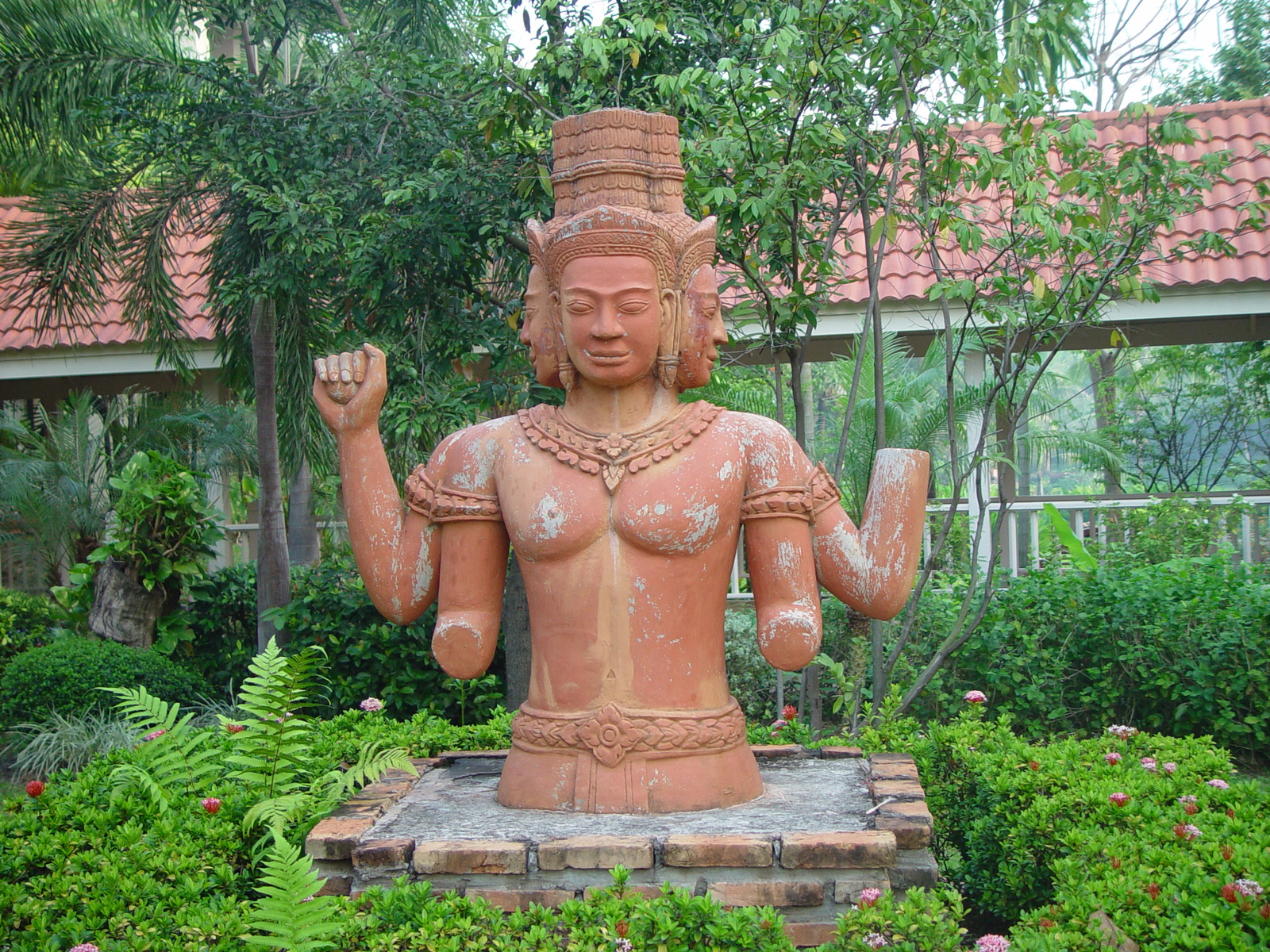 A four-faced god of creation, Brahma (from Sofitel Hotel)