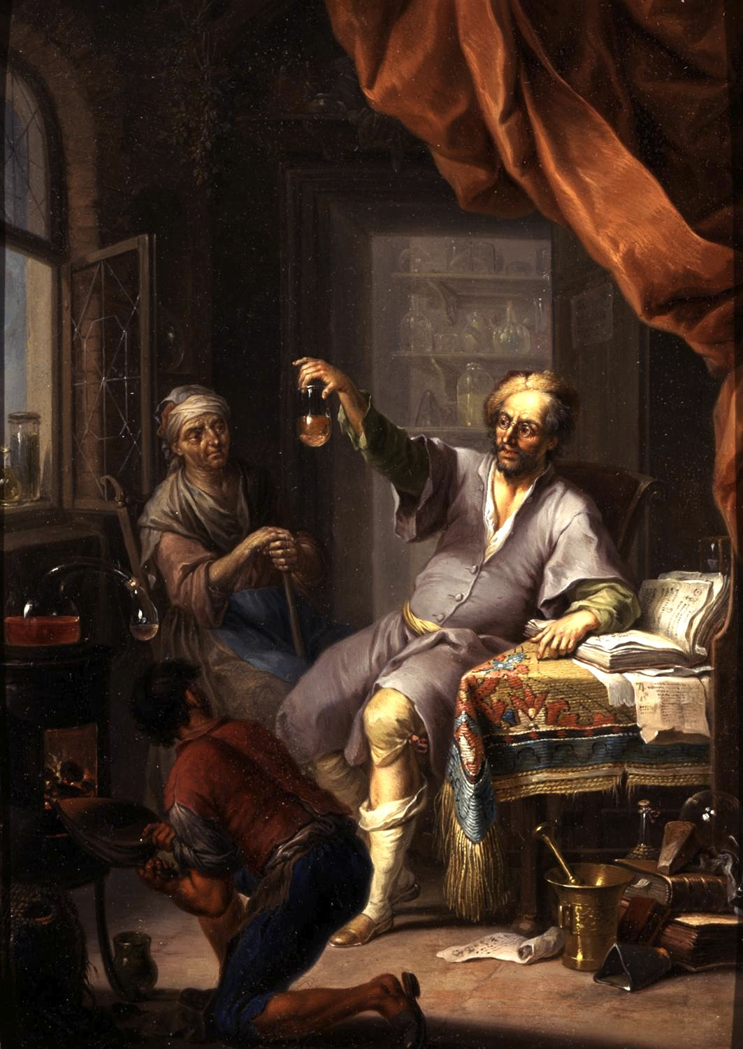 Medical Alchemist, Janneck, Austrian, early 18th c