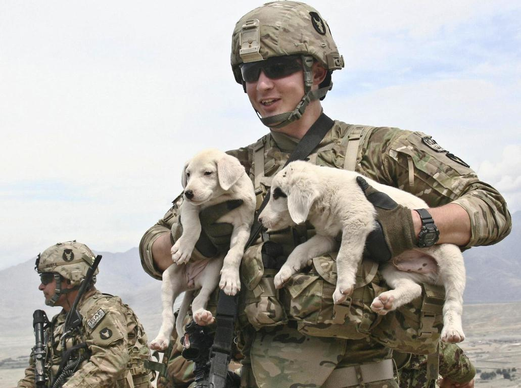 U.S. Army Spc. Ahren Blake, a combat medic from Clinton, Iowa, w